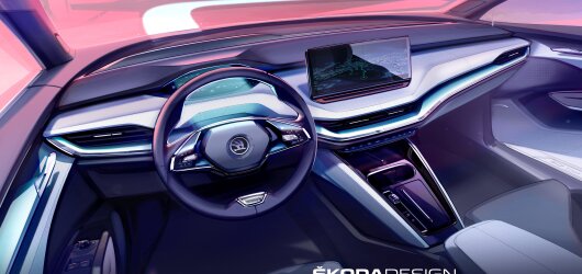 Interiøret i SKODA ENYAQ