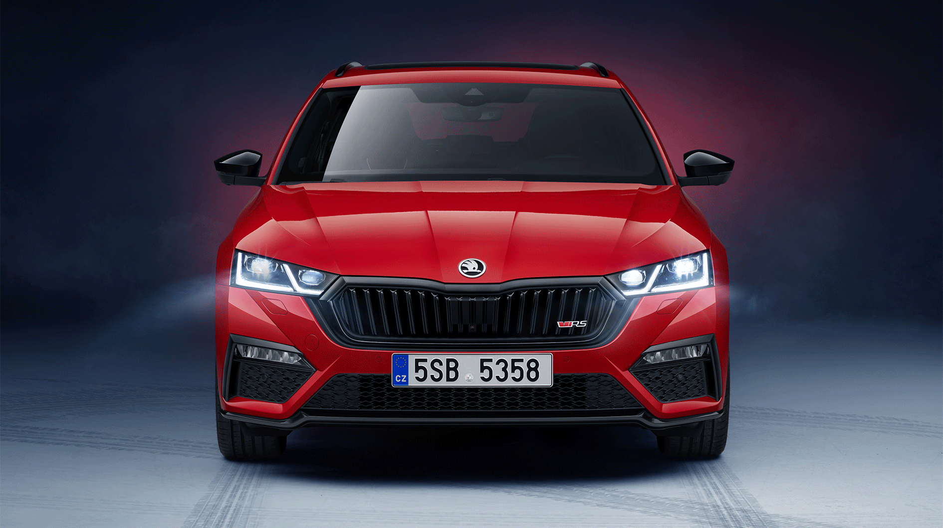 Red Octavia RS iV front